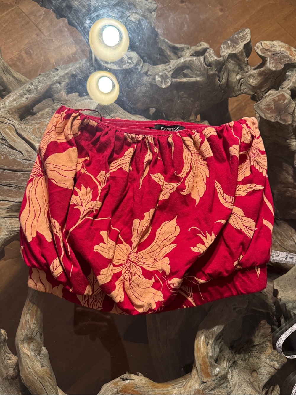 Floral hibiscus crop top 🌺